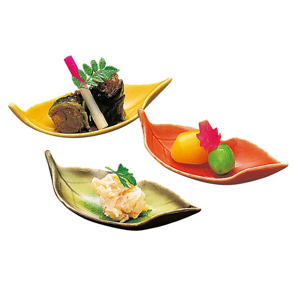 Falling leaves side dish bowls (3-piece set)